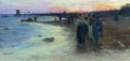 フィンランド湾の海岸にて 1903年 イリヤ・レーピン